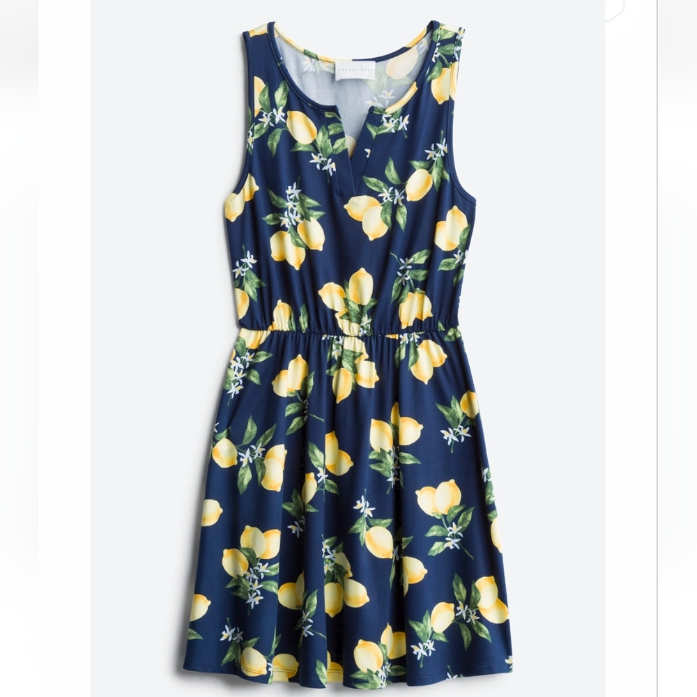 French Grey Citrus Blossom Knit Dress From Stitch Fix